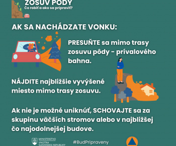 Aktuality / Odporúčania civilnej ochrany - Povodeň, Zosuv pôdy, Vietor - foto